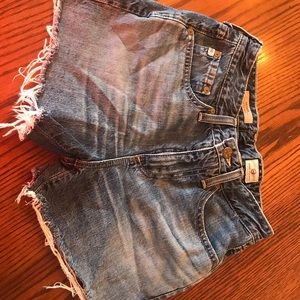 AG Jeans High-Rise Sadie Shorts